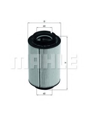 Топливный фильтр KNECHT/MAHLE KX 178D
