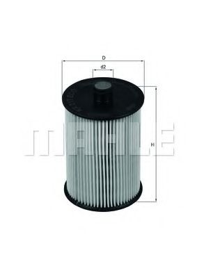 Топливный фильтр KNECHT/MAHLE KX 217D