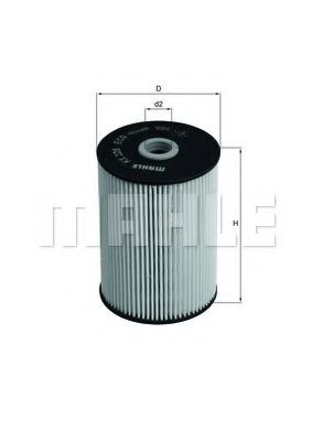 Топливный фильтр KNECHT/MAHLE KX 228D