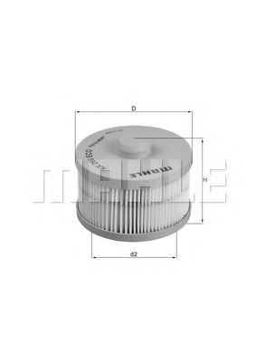 Топливный фильтр KNECHT/MAHLE KX 266D