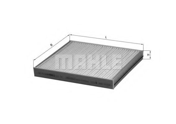 Фильтр салона KNECHT/MAHLE LA 74