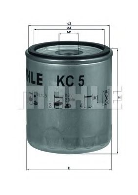 Топливный фильтр KNECHT/MAHLE KC 5