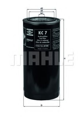 Топливный фильтр KNECHT/MAHLE KC 7