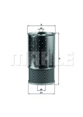 Масляный фильтр KNECHT/MAHLE OX 38D