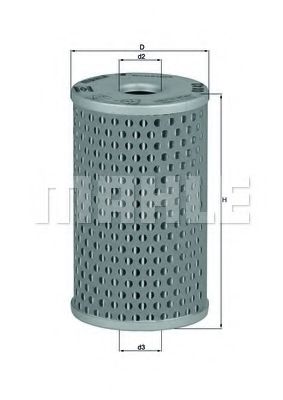 Масляный фильтр KNECHT/MAHLE OX 42