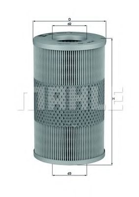 Масляный фильтр KNECHT/MAHLE OX 44D