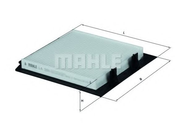 Фильтр салона KNECHT/MAHLE LA 288