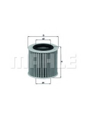 Масляный фильтр KNECHT/MAHLE OX 360D