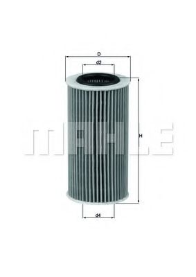 Масляный фильтр KNECHT/MAHLE OX 370D