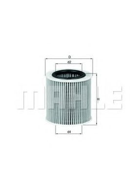 Масляный фильтр KNECHT/MAHLE OX 387D