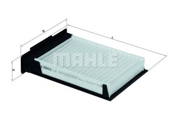 Фильтр салона KNECHT/MAHLE LA 304