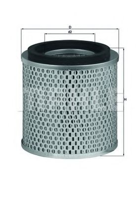 Воздушный фильтр KNECHT/MAHLE LX 1077