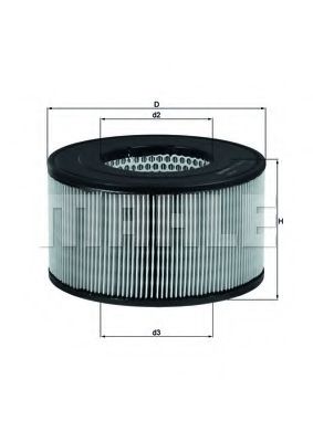 Воздушный фильтр KNECHT/MAHLE LX 1139