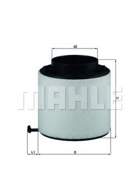 Воздушный фильтр KNECHT/MAHLE LX 2092D
