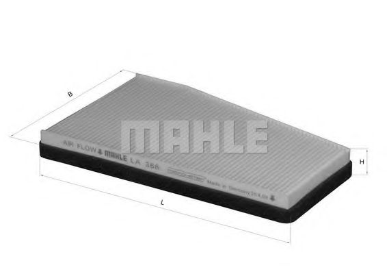 Фильтр салона KNECHT/MAHLE LA 368