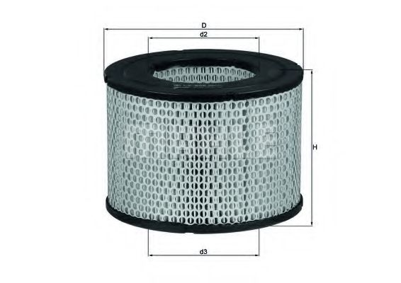 Воздушный фильтр KNECHT/MAHLE LX 606