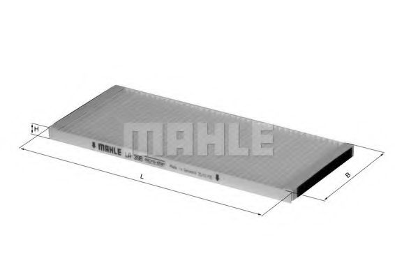 Фильтр салона KNECHT/MAHLE LA 398