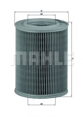 Воздушный фильтр KNECHT/MAHLE LX 455