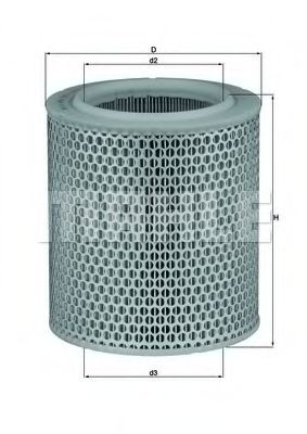 Воздушный фильтр KNECHT/MAHLE LX 478/1