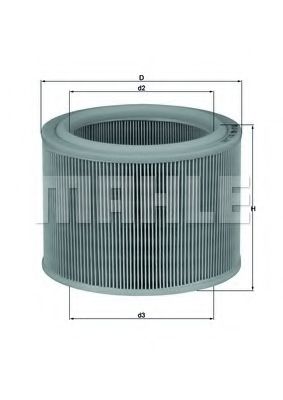 Воздушный фильтр KNECHT/MAHLE LX 486