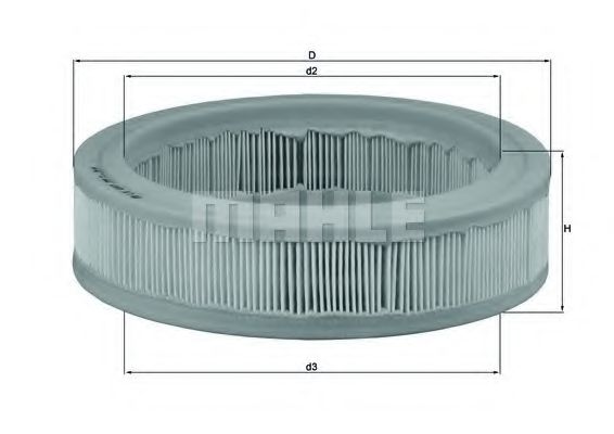 Воздушный фильтр KNECHT/MAHLE LX 487