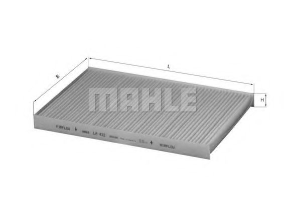 Фильтр салона KNECHT/MAHLE LA 422