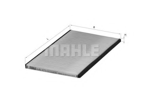 Фильтр салона KNECHT/MAHLE LA 475