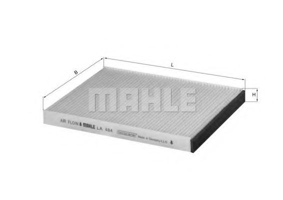 Фильтр салона KNECHT/MAHLE LA 484