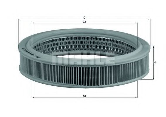 Воздушный фильтр KNECHT/MAHLE LX 298