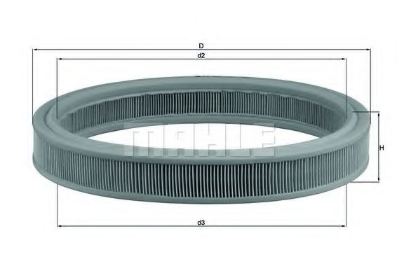 Воздушный фильтр KNECHT/MAHLE LX 332