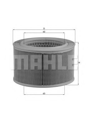 Воздушный фильтр KNECHT/MAHLE LX 446