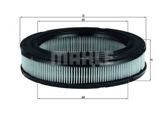 Воздушный фильтр KNECHT/MAHLE LX 171