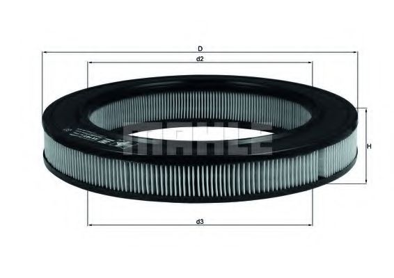 Воздушный фильтр KNECHT/MAHLE LX 181