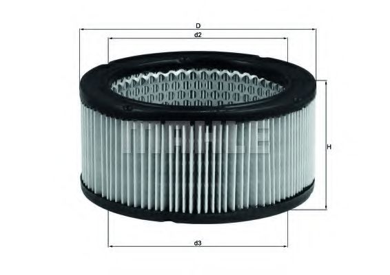Воздушный фильтр KNECHT/MAHLE LX 213
