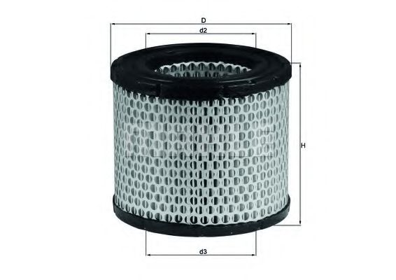 Воздушный фильтр KNECHT/MAHLE LX 247