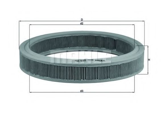 Воздушный фильтр KNECHT/MAHLE LX 115