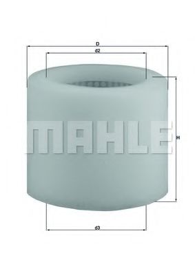 Воздушный фильтр KNECHT/MAHLE LX 123