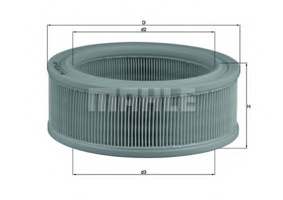 Воздушный фильтр KNECHT/MAHLE LX 140