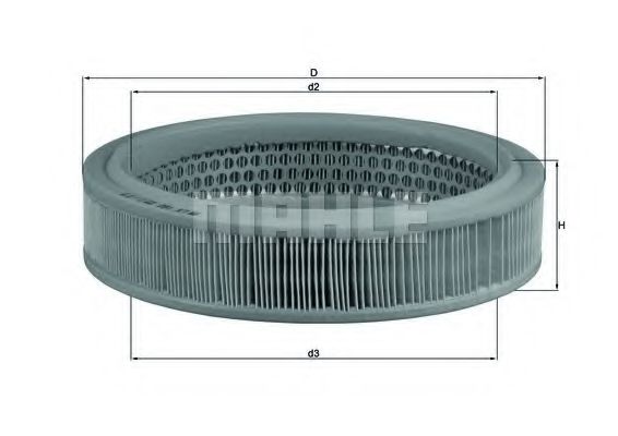 Воздушный фильтр KNECHT/MAHLE LX 160