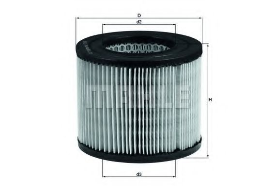 Воздушный фильтр KNECHT/MAHLE LX 162