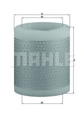 Воздушный фильтр KNECHT/MAHLE LX 124