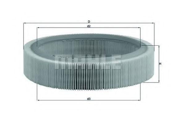 Воздушный фильтр KNECHT/MAHLE LX 317