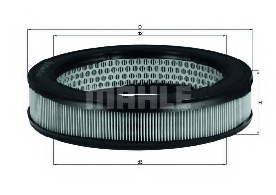 Воздушный фильтр KNECHT/MAHLE LX 67