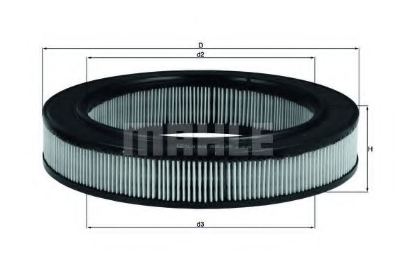 Воздушный фильтр KNECHT/MAHLE LX 69