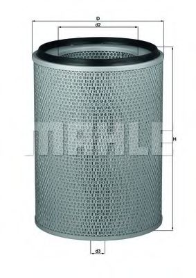 Воздушный фильтр KNECHT/MAHLE LX 797