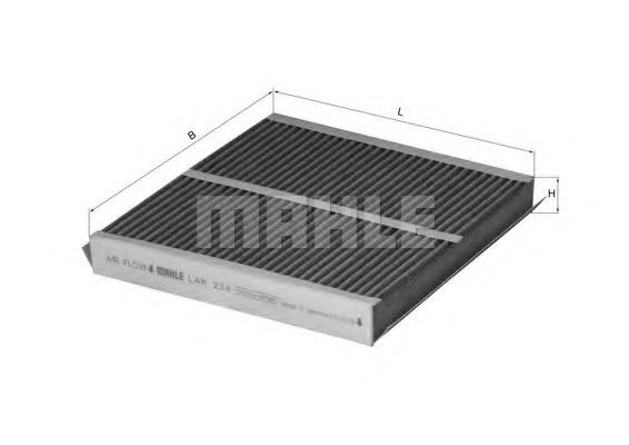 Фильтр салона KNECHT/MAHLE LAK 234