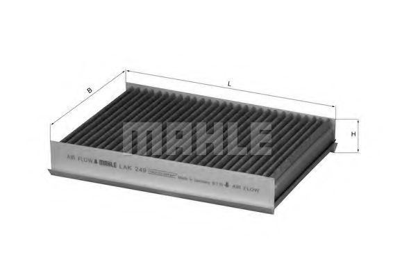 Фильтр салона KNECHT/MAHLE LAK 249