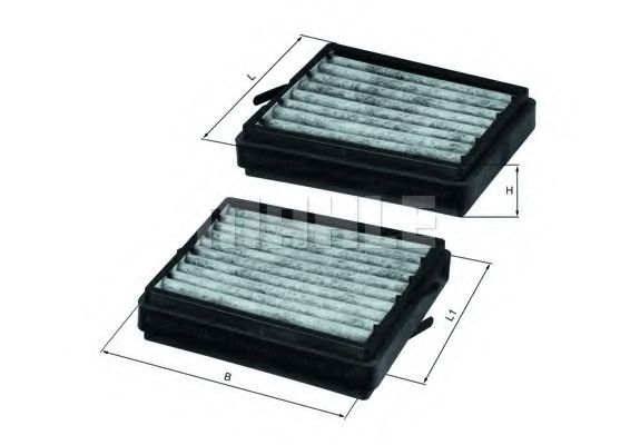 Фильтр салона KNECHT/MAHLE LKK 116/S