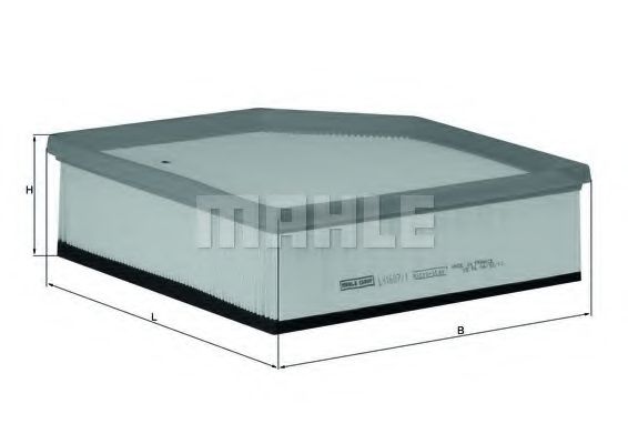 Воздушный фильтр KNECHT/MAHLE LX 1607/1