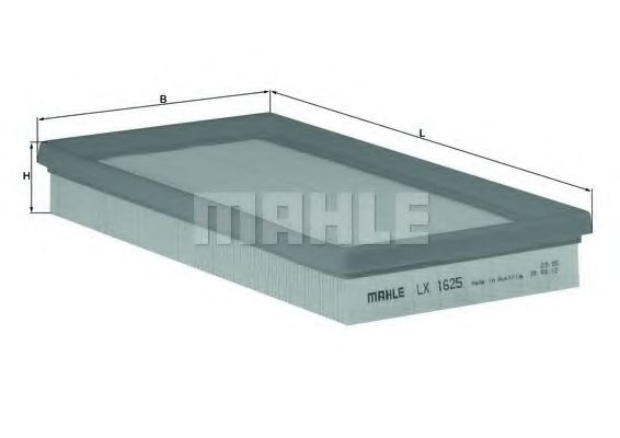 Воздушный фильтр KNECHT/MAHLE LX 1625
